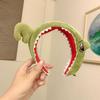 2023 Cute Dinosaur Crab Headband for Women - Cartoon Hair Accessory for Face Washing