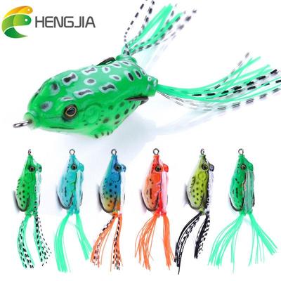 5,5 CM/12g Künstliche Weichen Kork Köder Japan Angeln Köder Hecht Frosch Köder Hohe Haken Topwater Ray Frosch angeln Köder