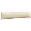 Sofa Cushions 2 Pcs Cream 200 X 40 Cm Fabric