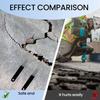 2Pcs Multiple Surfaces Pavers Extraction Set Nonslip Pavers Puller  for Efficient Brick and Stone Demolitions in Garden