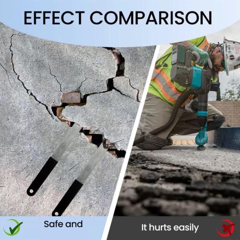 2Pcs Multiple Surfaces Pavers Extraction Set Nonslip Pavers Puller  for Efficient Brick and Stone Demolitions in Garden