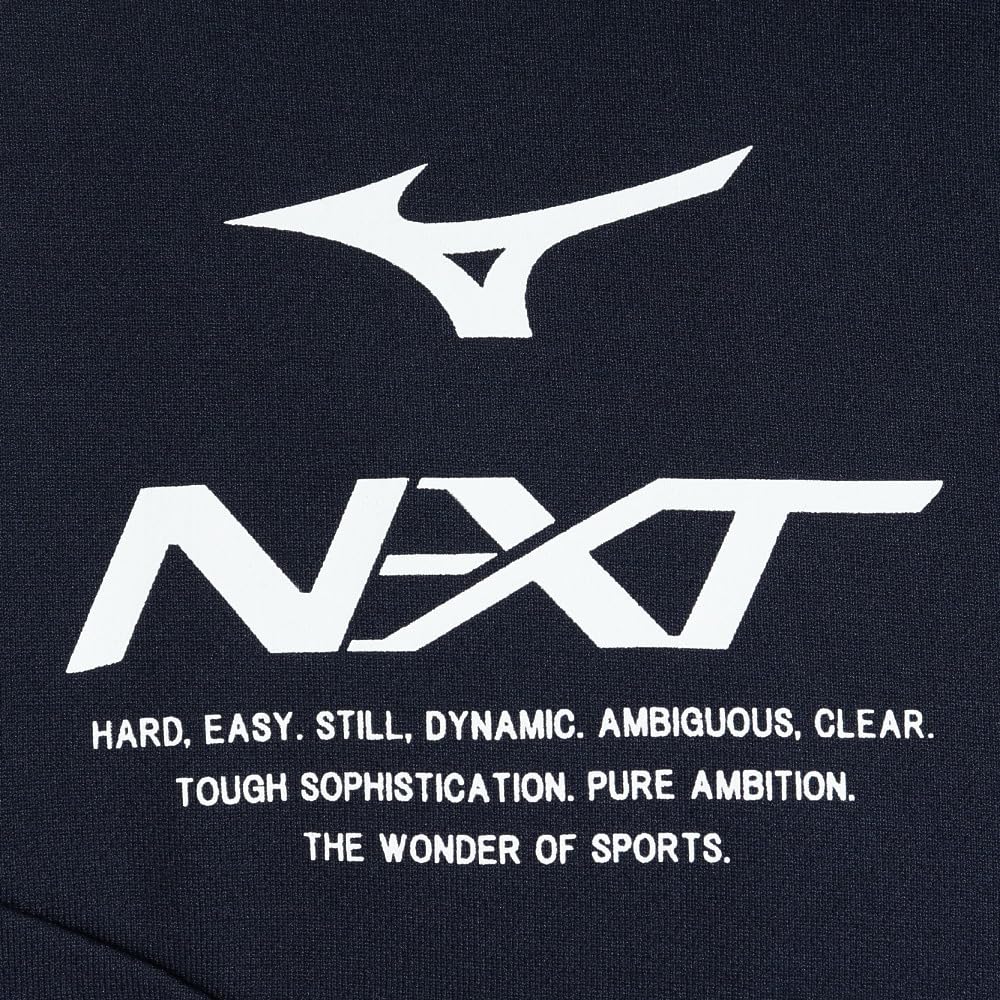 Mizuno Slim Dress Size 32JCA210 N-XT Warm-Up Jacket, Men's, Sweat-Wicking, Quick-Drying, Fit, Navy/Dress Navy, M,