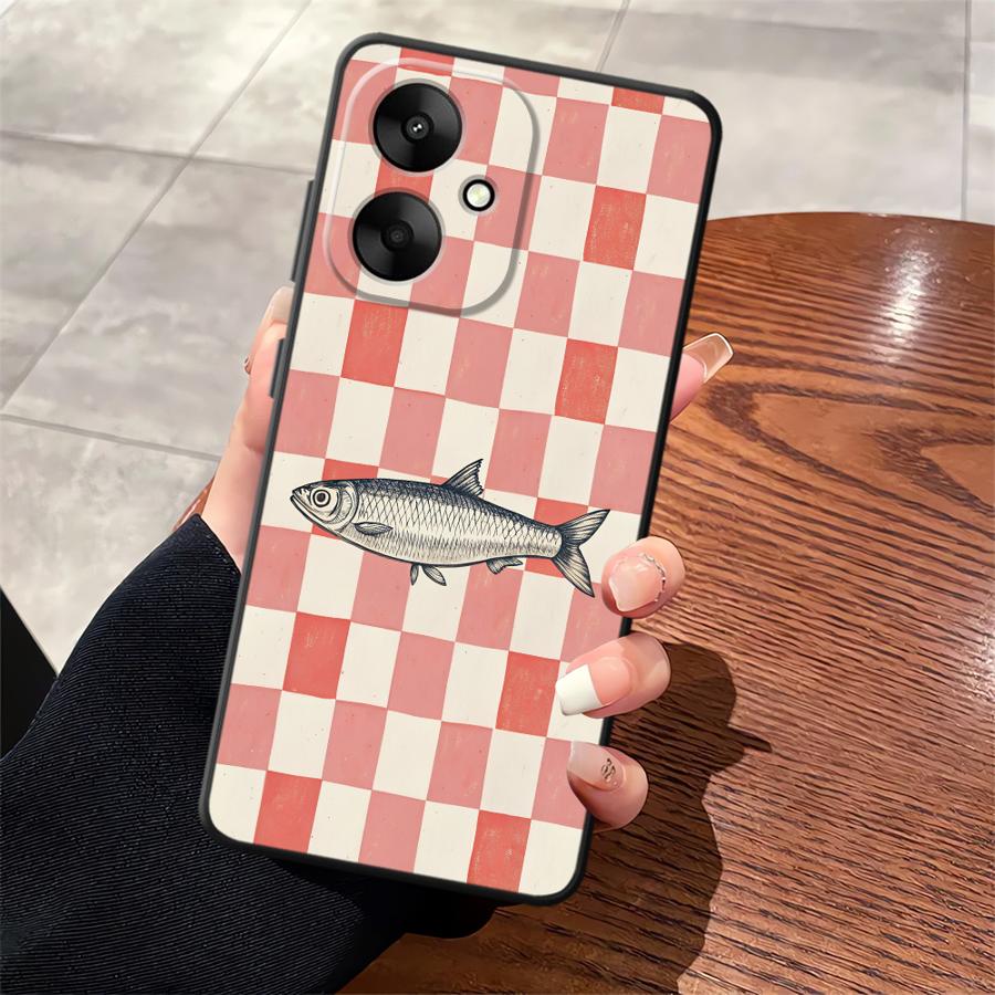 Marine Animals Case for Xiaomi Redmi 9A 9C 12 A5 13C 10 K60 12C 9T K40 K50 Gaming A1 A2 Plus Soft Back Phone Cover