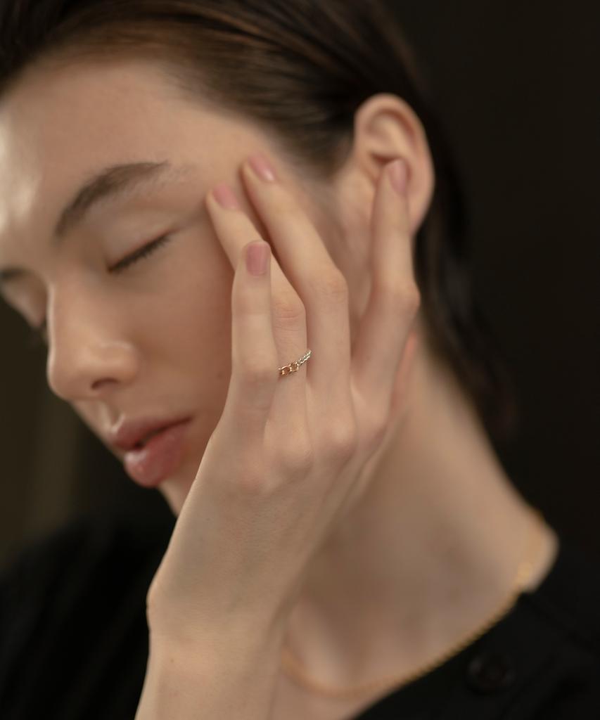 Novice Tokyo Mix Layered Chain Ring / One Color