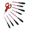Insulated Screwdrivers - Intercable - AO1714 - Set of 8 - Integrated Scissors - 1000 V