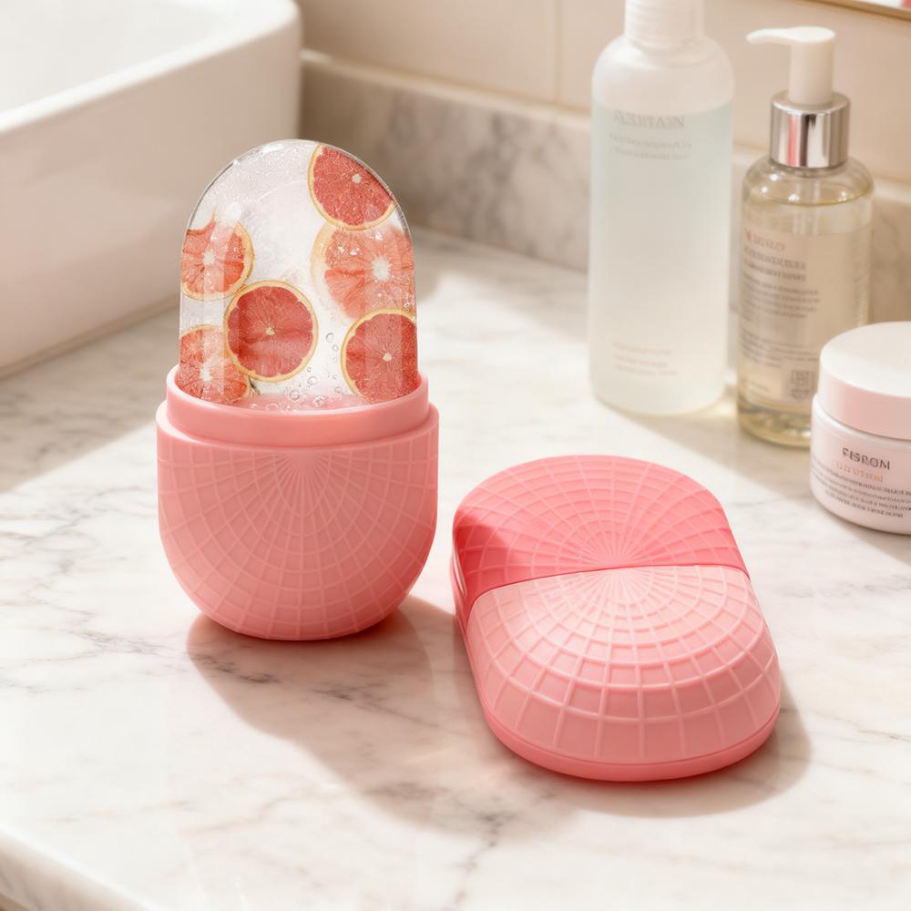Silicone Ice Cube Trays Beauty Lifting Ice Ball Face Massager Contouring Eye Roller Facial Treatment Reduce Acne Skin Care Tool