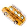 1 szt. uroczy klips do włosów w kształcie jabłka kreskówkowy autobus szkolny klips rekin symulacja klips do kucyka jabłko kreatywny klips do włosów komputerowych akcesorium do włosów