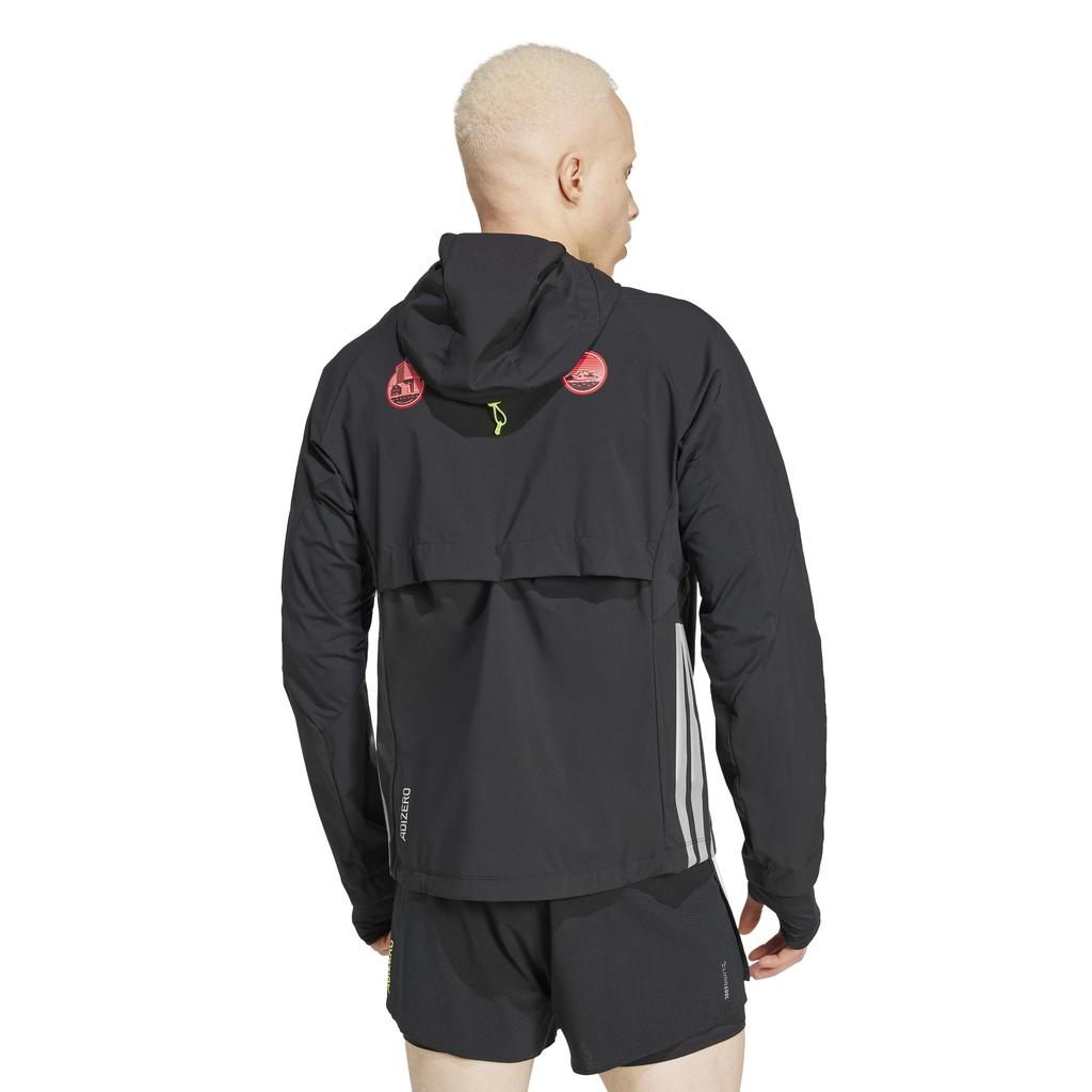 Adidas Adizero Running Jacket, KUK41, Men's, Black (JF3509), Size 3L