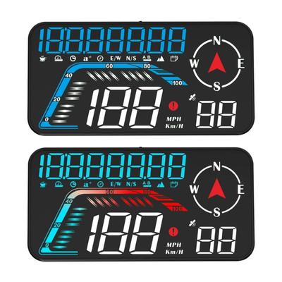 Car Speedometer G12 Security Alarm HUD Head Up Display Level Sensor Navigation Windshield Speed Projector Speeding Alarm