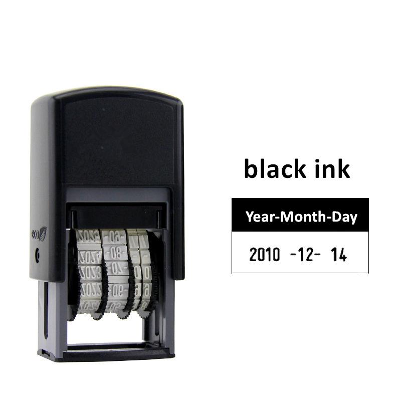 Portable Self-inking Date Stamp Adjustable Date For Supermarket Store School Bank Office Manufacture Qualified Stamps