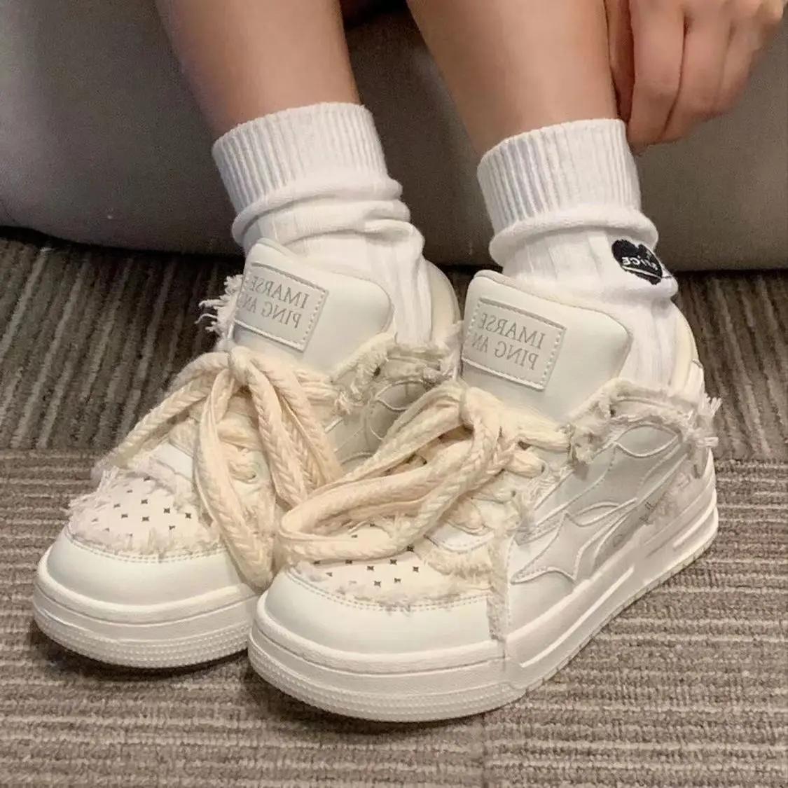 

Модная джинсовая пара спортивной обуви, универсальная повседневная одежда, парусиновая обувь 2024 35