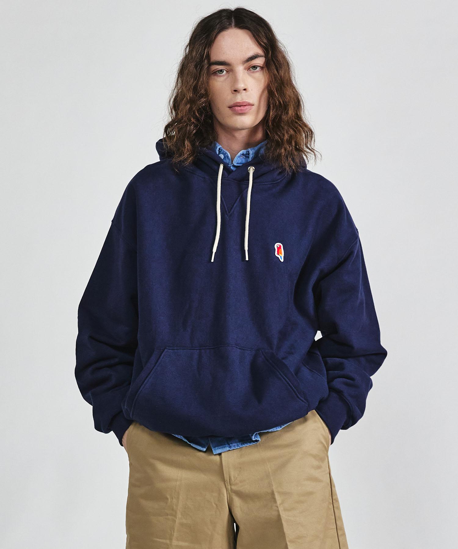 Union Valant Parrot Heavy Sweat Hoodie Navy Navy/M