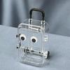 Creative Jewelry Storage Box Mini Cute Clear Luggage Suitcase Candy Box Wedding Gift Packaging  Desk Organiser Decoration