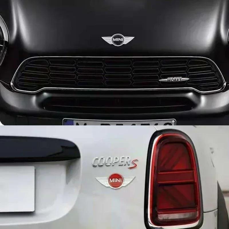 Autocollant de Carrosserie Logo Emblème Métal Arrière Décalcomanie Accessoires pour Mini Cooper F55 F56 R55 R56 R60 F60 Countryman Clubman JCW