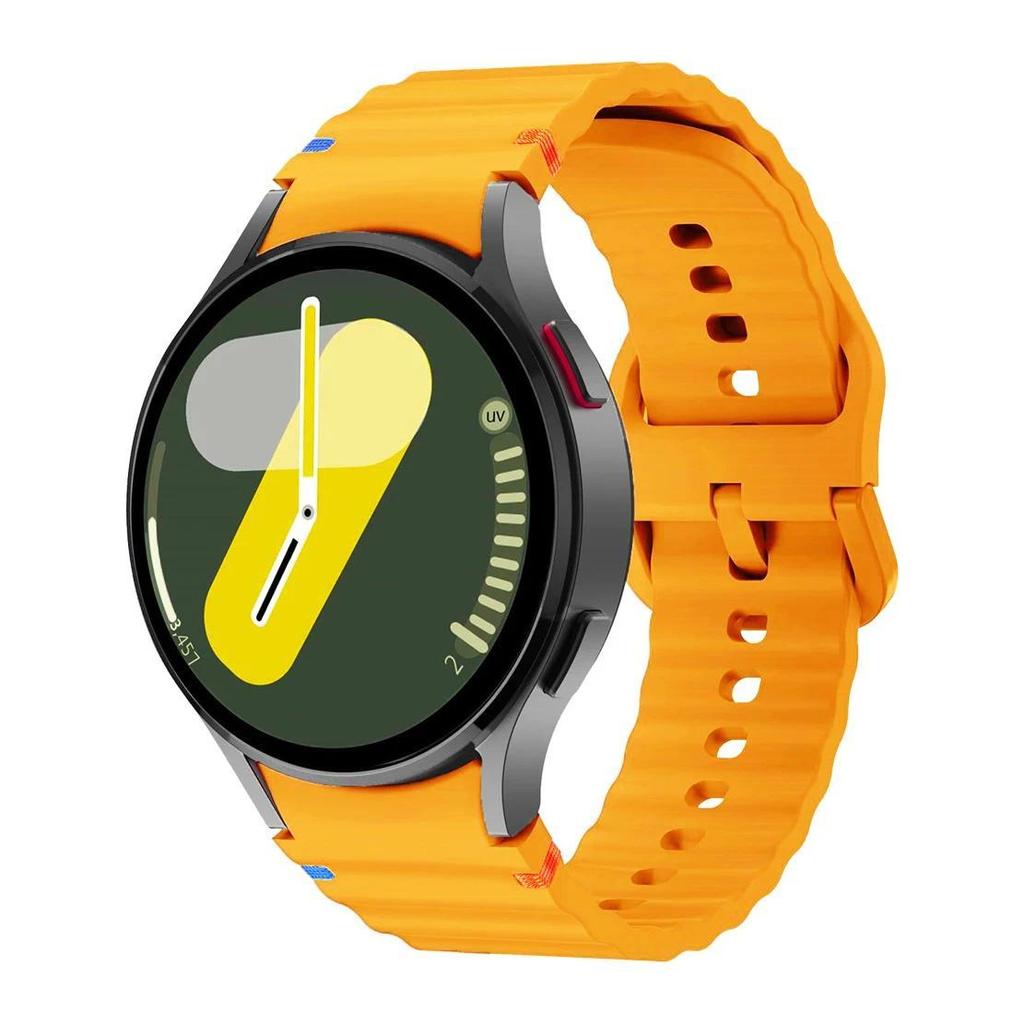 Original Band for Samsung Galaxy Watch 7 6 5 4 44mm 40mm/FE/Pro/classic Silicone Sport Belt Bracelet Correa Galaxy Watch 7 Strap