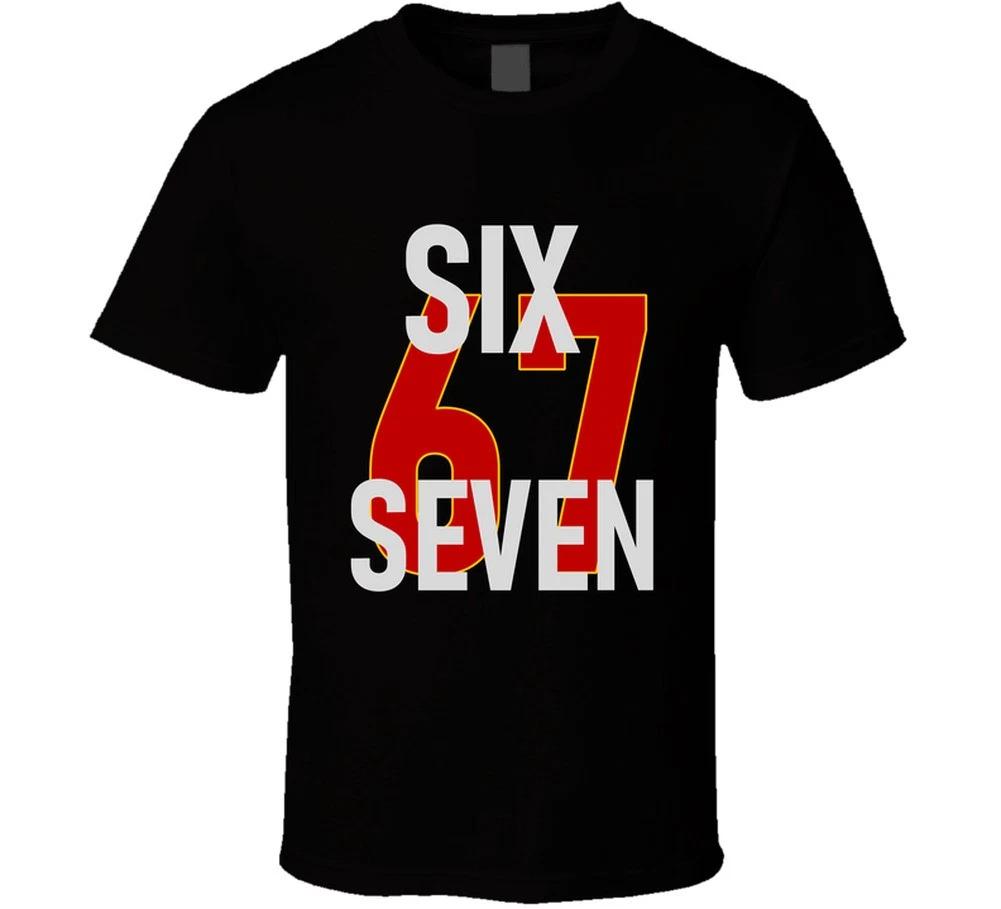 Six Seven 67 Funny Trending Student Style Adult Gift T Shirt L