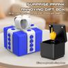 Funny Annoying Surprise Gift Box, Prank Rose Poop Middle Finger Figurine Ornament for Gag Present