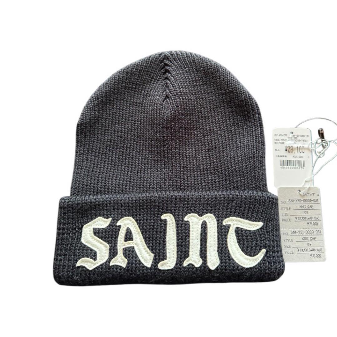 

[USED] SAINT MXXXXXX KNIT CAP SAINT BLACK24AW