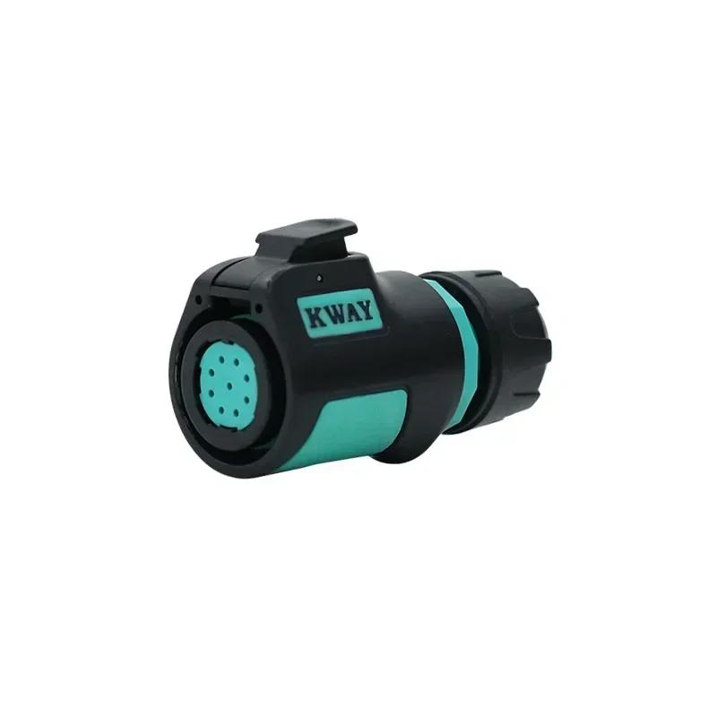 KWAY K20 M20 2 3 4 5 7 9 12 Pin Waterproof IP68 Connector Electro Mechanical Screen UAV Panel Aviation Female Plug Male Socket
