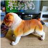 BRResin Handicrafts Creative and Cute Realistic Puppy French Bulldog Decorative Item Dog Outdoor Garden and Courtyard DecorationEY