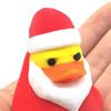 Christmas Duck Figurine 3D Printed Santa Claus Hat Duck Statue