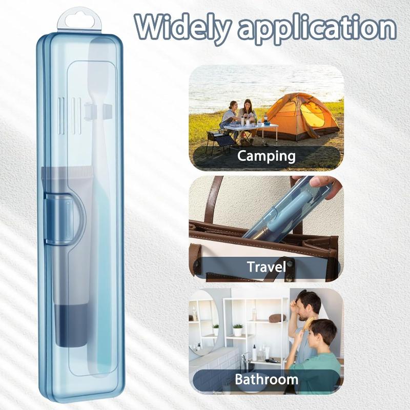 Latest Toothbrush Box Transparent Organizer Case Travel Portable Toothbrush Holder Plastic Toothpaste Box Storage Container