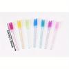50 PCS/pack Colored Disposable Mascara Brush Grafted with Crystal Mascara Wand Colored Spiral Solid Mascara Brush