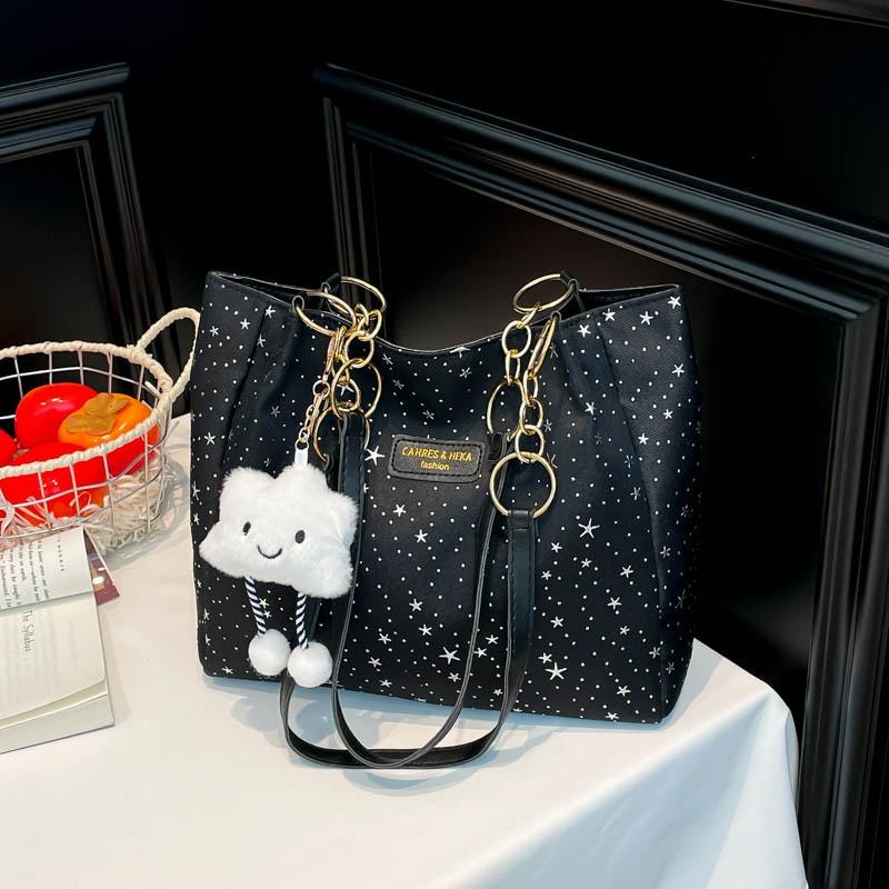 New Trendy Fashion Bag Temperament Versatile Large Capacity Shoulder Casual Portable Student Commuting Armpit Bag