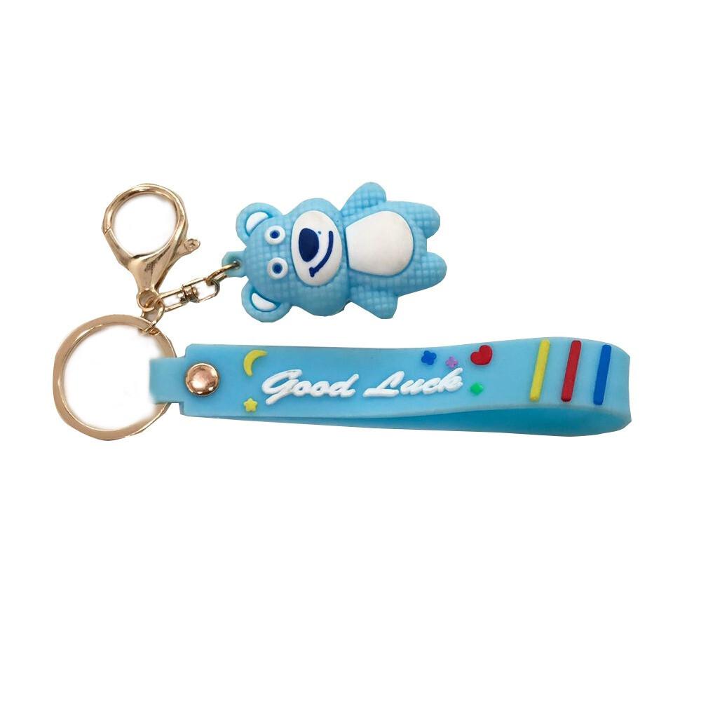 RSINC Cartoon Characters for Girls Boys Cute Silicon Keychain Bear | P B0DVZDYD81