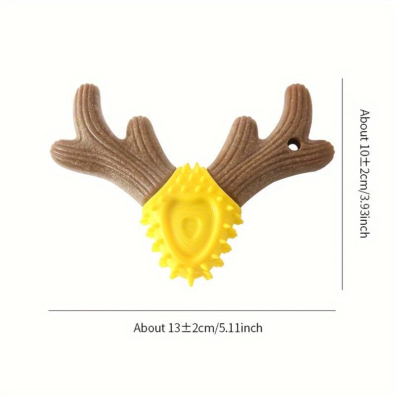 TPR Dog Chew Toy with Antler Design for Tough Teeth Grinding and Fun Play