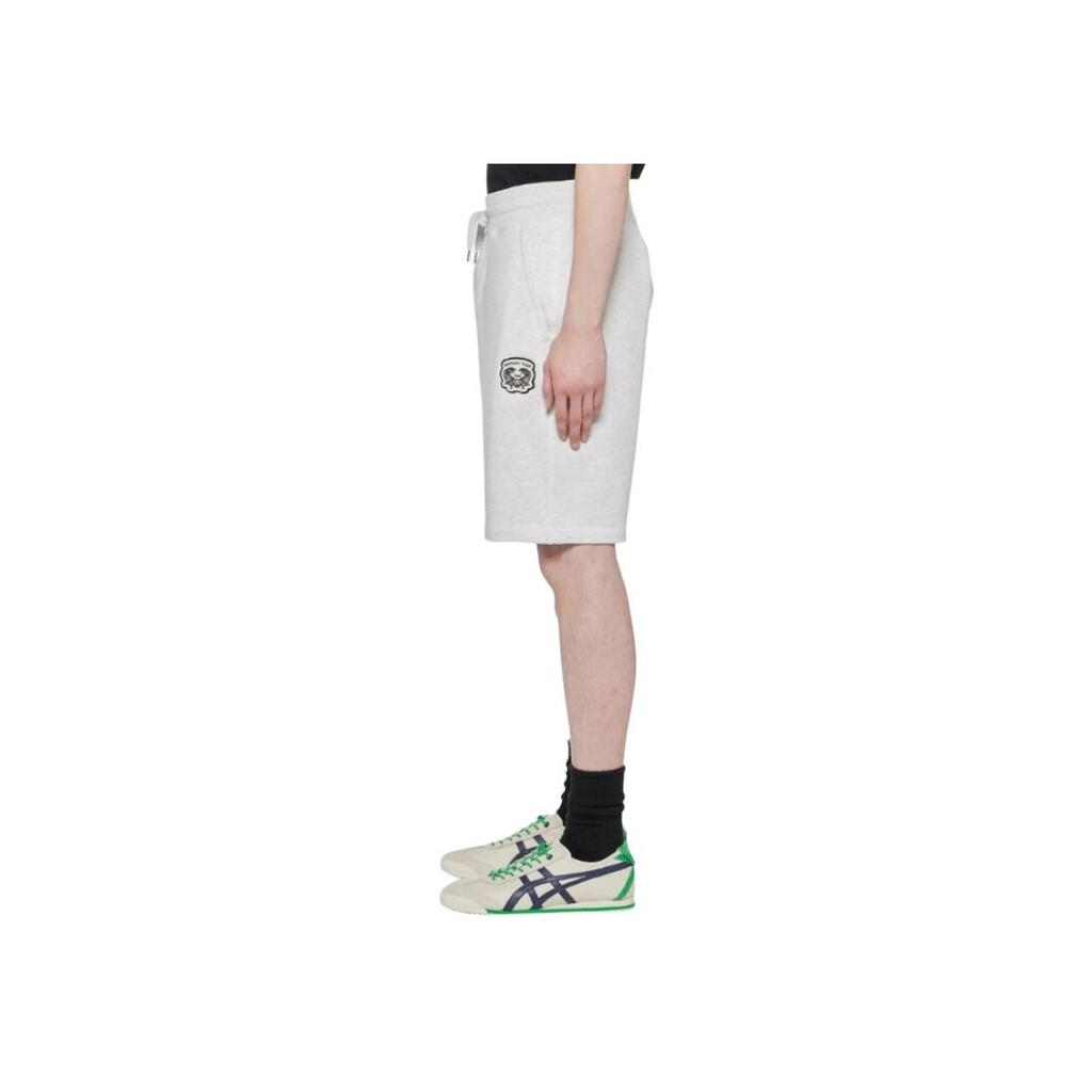 Onitsuka Tiger Comfortable Lace-Up Breathable Mid-Waist Casual Shorts Unisex shorts Light-Gray 2183B312-020