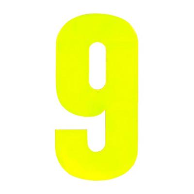 N. 9 Numero contenitore ad alta visibilità