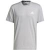 T Shirts Men's Gray Crew Neck Thin Straight Fit GM2076