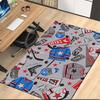ice hockey Printed Carpet, for Office Chair Living Room Bedroom Kitchen Room Decor Gifts.