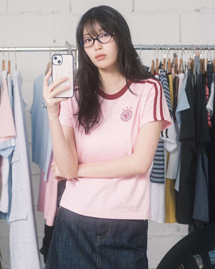 HAVISM W Llf Uniform S/S Tee(Pink)