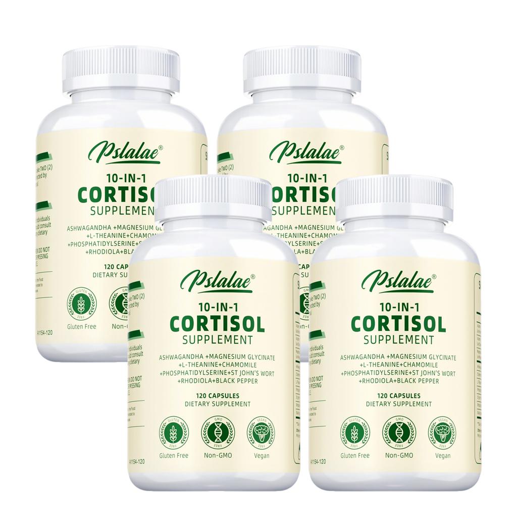 Pslalae Complément Alimentaire Complexe, Contenant de l'Ashwagandha, de la Camomille, du Magnésium et de la Rhodiola Rosea, pour une Complémentation Nutritionnelle Quotidienne