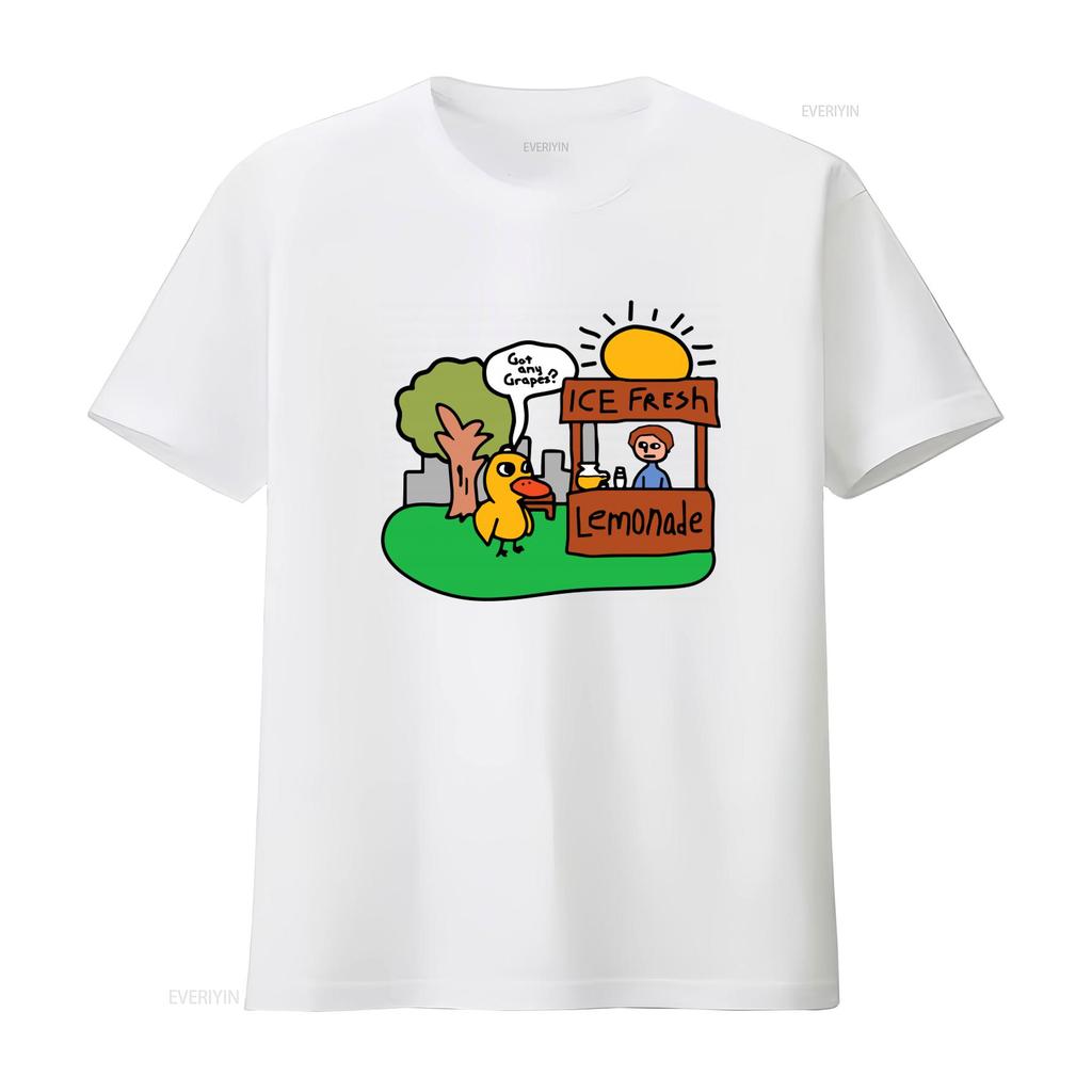 Hast du Trauben Zitronenlimonade Lustiges Entenlied Humor Kinder Limitierte Auflage Bestseller Meme T-Shirt P1597 Vintage Stilvoll