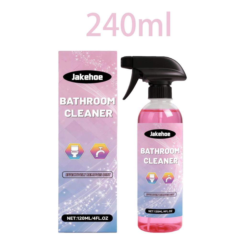 Bathroom Cleaner Spray for Shower Glass Tub Tile Multi Surface Limescale Remover Powerful Stain Cleaning 120ml