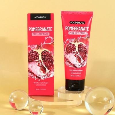 (2 kusy) Foodaholic Kolagenová slupovací maska 150ml / Granátové jablko, základní produkt, 2 kusy
