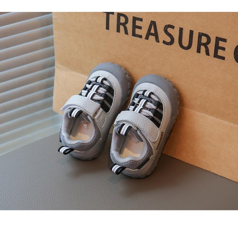 New Baby Toddler Shoes Breathable Mesh Children's Shoes Non-slip Soft Sole Men's and Women's Sports Shoes