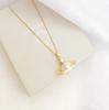 Titanium Steel Planet Necklace Female Design Personality Versatile Zircon Geometric Pendant Accessories