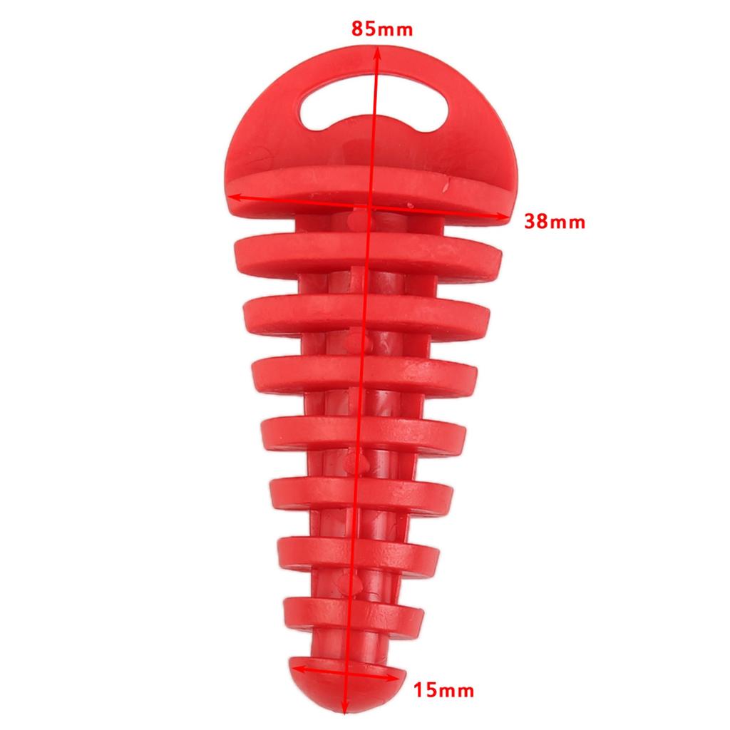 Exhaust Pipe Plug Motorcycle Off-road Vehicle Exhaust Pipe Rubber Vent Plug Exhaust Muffler Cleaning Plug Pipe Protector