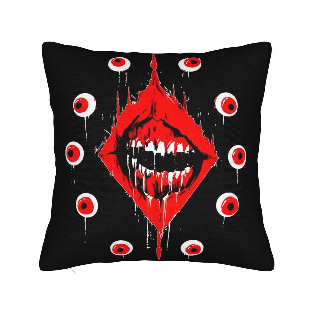 Подушки з принтом відеогри Ultrakill Наволочки для подушок Декор для теплої вітальні На блискавці Багаторозмірні