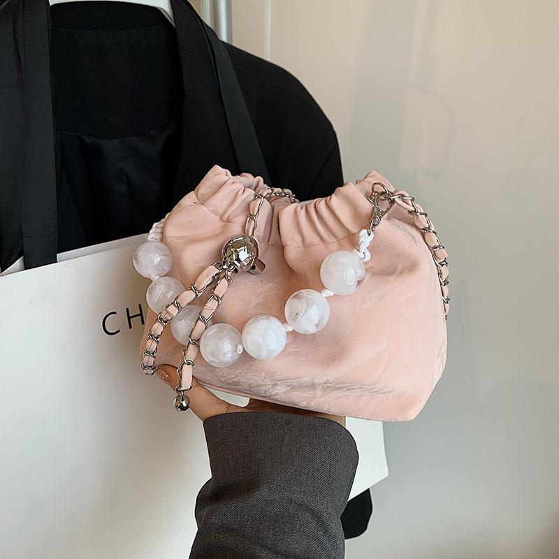 New PU solid color women's handbag shoulder bag fashion popular improve temperament quality excellent spring/summer fashion