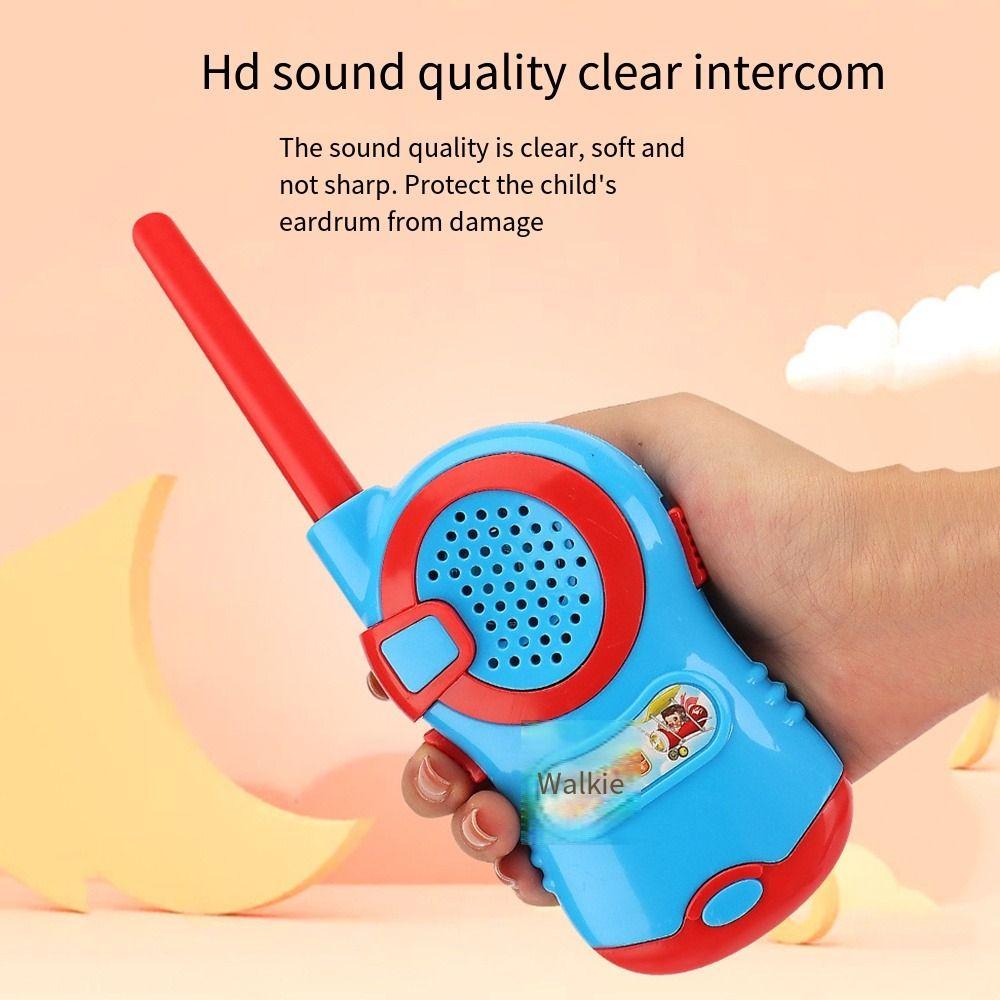 2 Pack Handheld Kids Walkie Talkies Long Range Two-Way Radios Portable Children Toys  Indoor