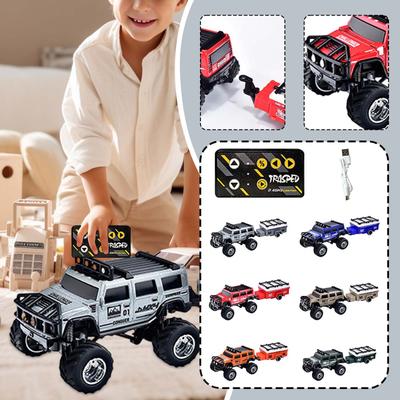 Road Remote Control Car With Adjustable Speed, Lights And Absorbers, Can Be Connected To Mobile Phone Control