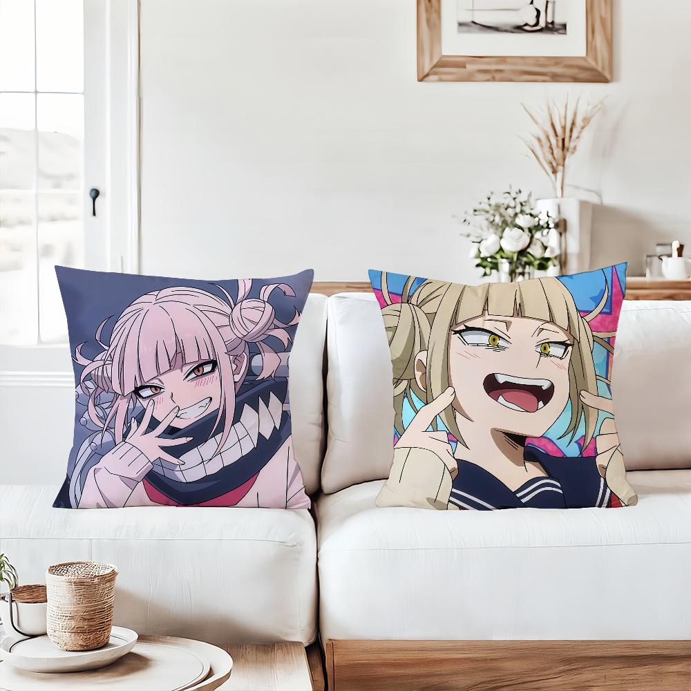 M-My H-Hero A-Academia H-Himiko T-Tog  Pillow Case Office Cushions Suitable For Sofa Car Bedroom Decorative Cushion Cover