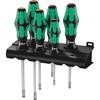 Wera 334/6 for the Workshop Screwdriver Set 6 Pieces Slotted, Phillips Crosshead