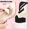 Unisex Memory Foam Toe Plug Soft Half Insoles Reusable Adjustable Toe Sponge Filler Insert for Shoes Foot Brace Pads for BigFeet