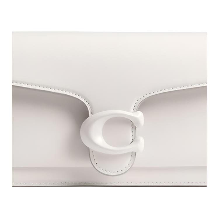 Coach Tabby 26 Removable Shoulder Strap Suede Leather Shoulder Tote Bag Medium Women Handbags Chalk CAM84-LHCHK